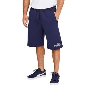 PUMA Men’s Fleece Shorts Blue